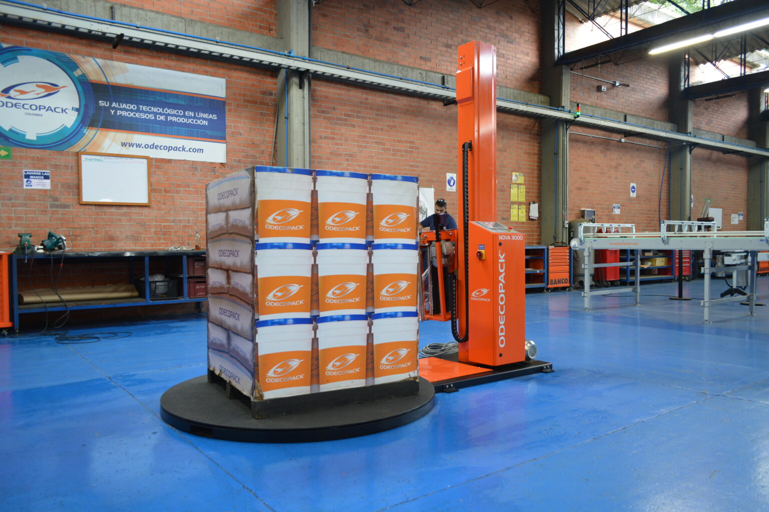 Envolvedora de pallets – Odecopack